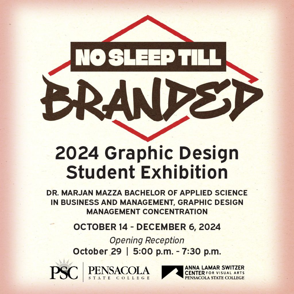 decorative image of Branded , 2024 Graphic Design Student Exhibition | No Sleep Till Branded 2024-09-25 07:31:00