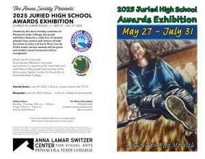 decorative image of 2025_JHSAE_8.5x11_Flyer_Half-scaled , 2025 Juried High School Awards Exhibition 2025-05-05 12:38:11