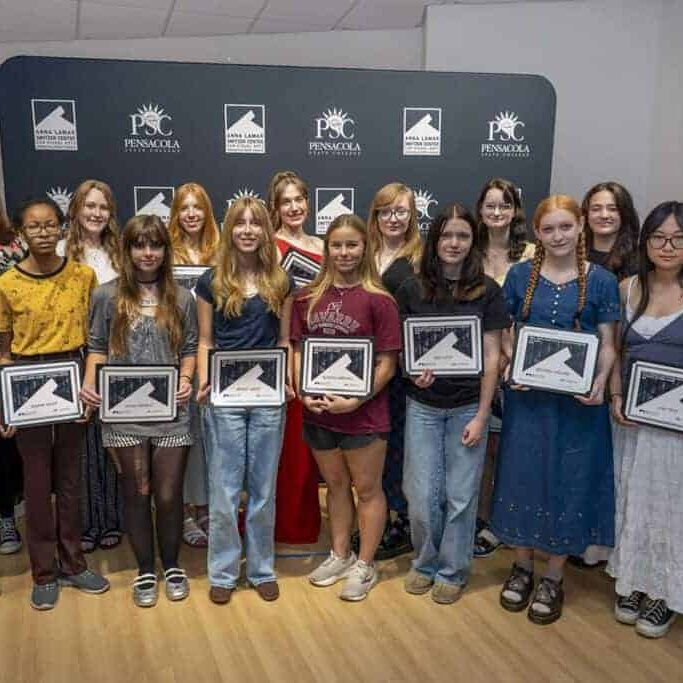 Image of honorees at the 2026 Juried High School Awards Exhibition.