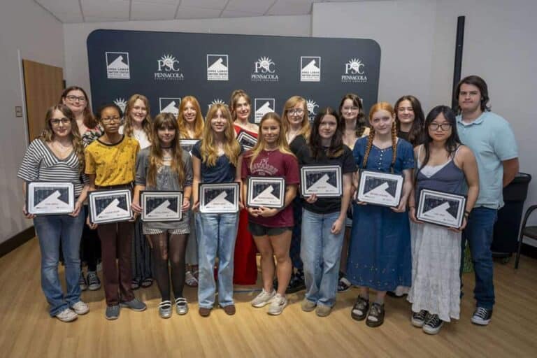 Image of honorees at the 2026 Juried High School Awards Exhibition.
