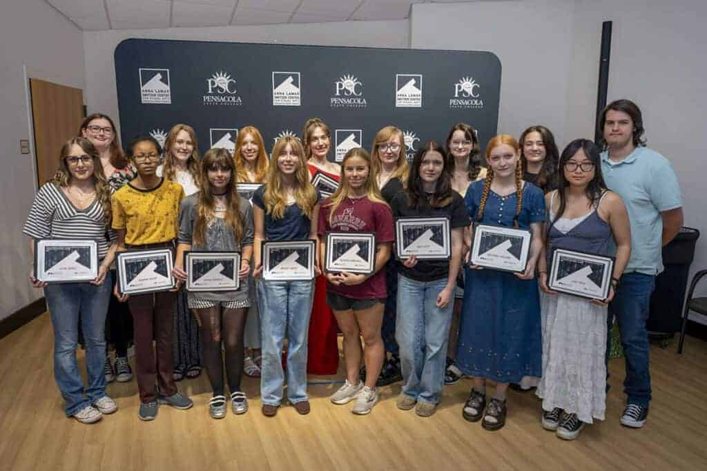 Image of honorees at the 2026 Juried High School Awards Exhibition.